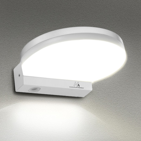 LED-lampa Maclean, vit färg, 15W, IP65, 1300lm, neutral vit färgtemperatur (4000K) MCE346 W