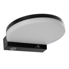 LED-lampa Maclean, svart färg, 15W, IP65, 1300lm, neutral vit färg (4000K) MCE346 B | HandlaSmidigt.se