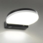 LED-lampa Maclean, grå färg, 15W, IP65, 1300lm, neutral vit färgtemperatur (4000K) MCE346 GR