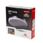 LED-lampa Maclean, grå färg, 15W, IP65, 1300lm, neutral vit färgtemperatur (4000K) MCE346 GR