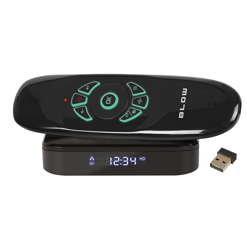 77-306- Android TV-box med Bluetooth v2.1 fjärrkontroll och smart tangentbord