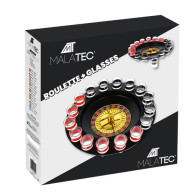 Roulette + glas 23463