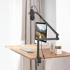 Professionellt mikrofonfäste från Maclean, arm, max 2 kg, MC-971. | HandlaSmidigt.se