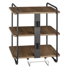 Stilig Maclean hylla med 3 hyllor, max 90 kg, 454x400x496mm, MC-978. | HandlaSmidigt.se