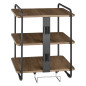 Stilig Maclean hylla med 3 hyllor, max 90 kg, 454x400x496mm, MC-978.