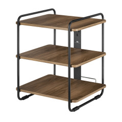 Stilig Maclean hylla med 3 hyllor, max 90 kg, 454x400x496mm, MC-978. | HandlaSmidigt.se