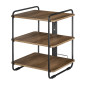 Stilig Maclean hylla med 3 hyllor, max 90 kg, 454x400x496mm, MC-978.