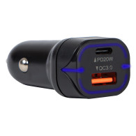 75-778- Bil laddare g 38b 2x usb-a+usb-c 38w