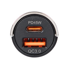 75-788- Bil laddare 2x usb-a+usb-c 45w g50d