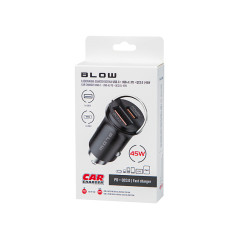 75-788- Bil laddare 2x usb-a+usb-c 45w g50d