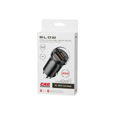 75-788- Bil laddare 2x usb-a+usb-c 45w g50d