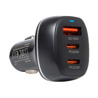 75-787- Bil laddare g50c 3x usb-a+2xusb-c 50w