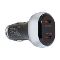 75-776- Bil laddare `g50a 2x USB-C 50W