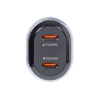 75-776- Bil laddare `g50a 2x USB-C 50W