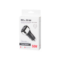 75-776- Bil laddare `g50a 2x USB-C 50W