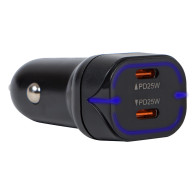 75-779- Bil laddare g 50b 2x usb-c 50w