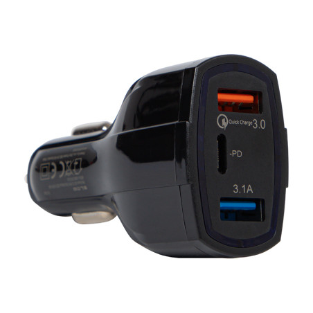 75-780- Bil laddare g31a 3x usb-c+2xusb-a