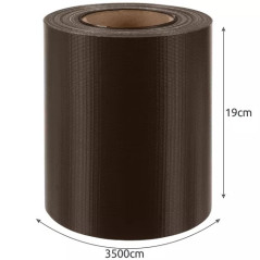 Stängselband 19cmx35m 450g/m2 brun 23702