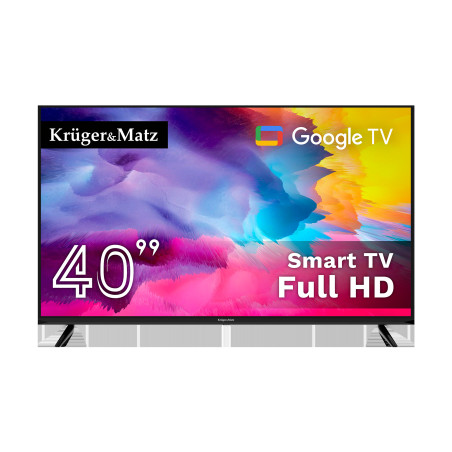 TV Kruger&Matz 40' FHD Google TV DVB-T2/T/C H.265 HEVC

TV Kruger&Matz 40' FHD Google TV DVB-T2/T/C H.265 HEVC