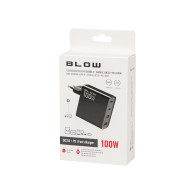 76-028- Nätadapter med 2 USB-uttag + 2 USB-C-uttag med QC+PD 100W