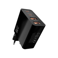 76-028- Nätadapter med 2 USB-uttag + 2 USB-C-uttag med QC+PD 100W