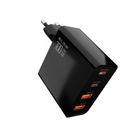 76-028- Nätadapter med 2 USB-uttag + 2 USB-C-uttag med QC+PD 100W