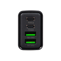 76-023- Ładowarka sieciowa gniazdo usbx2 + usb-c qc+pd 65w
