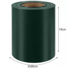 Stängselband 19cmx35m 450g/m2 grön 23699