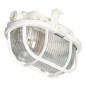 SOTOA, belysningsarmatur, E27, max 15W, IP54, glaskupa, plastskydd, vit