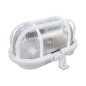 SOTOA, belysningsarmatur, E27, max 15W, IP54, glaskupa, plastskydd, vit