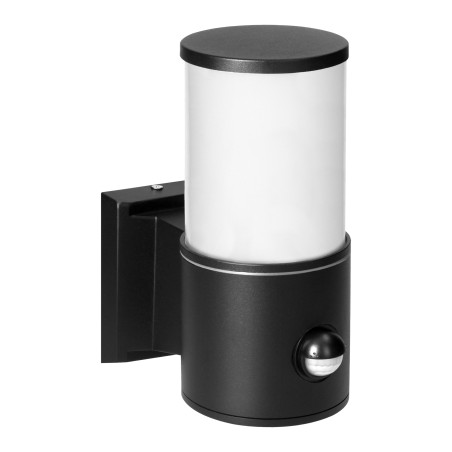 DALIA trädgårdsarmatur med rörelsesensor, E27, max 15W, IP54, svart | HandlaSmidigt.se
