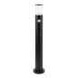 DALIA trädgårdsbelysning stolpe med rörelsesensor, E27, max 15W, IP54, 80 cm, svart