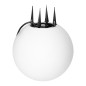 LUNA II trädgårdsbelysning kula, E27, max. 18W, IP65, vit, Ø280
