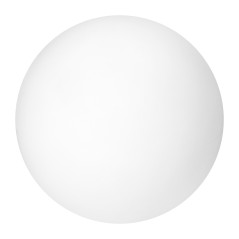 LUNA II trädgårdsbelysning kula, E27, max. 18W, IP65, vit, Ø380