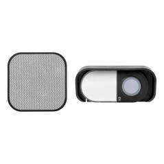 ATEL DC, trådlös batteridriven ringklocka, inlärningssystem, 38 ljud, 150m, svart | HandlaSmidigt.se