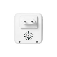 JAG FORTSÄTTER AC SOS, trådlös nätverksringklocka, Wi-Fi, batterilös ingångsknapp, batteridriven SOS-knapp, inlärningssystem…