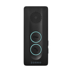 Trådlös dörrtelefonenhet utan hörlurar för utökning av LEKIO-systemet, svart.