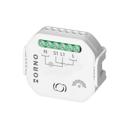 Relä med dimmer, 1-kanalig med Tuya Smart Wi-Fi+BLE