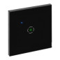 Inbyggnadsswitch enkel Wi-Fi Tuya Smart Home, svart