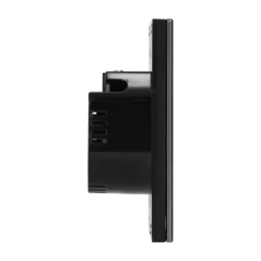 Inbyggnadsswitch enkel Wi-Fi Tuya Smart Home, svart | HandlaSmidigt.se