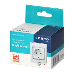 Ytmonterat uttag IP55 Tuya Smart Wi-Fi, Schuko | HandlaSmidigt.se