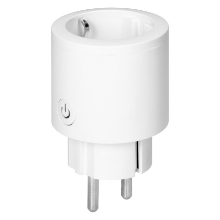 Trådlöst Tuya Smart Wi-Fi-uttag, Schuko, vitt