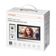 ACERO, enkelvilla videodörrtelefon set, 4-trådig, 7', pekskärm, Full HD | HandlaSmidigt.se