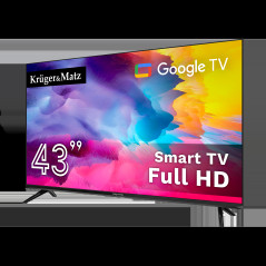 TV Kruger&Matz 43' FHD Google TV 5.0 DVB-T2/T/C H.265 HEVC

TV Kruger&Matz 43' FHD Google TV 5.0 DVB-T2/T/C H.265 HEVC