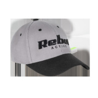 Keps med skärm Rebel Active, ljusgrå färg, storlek M.