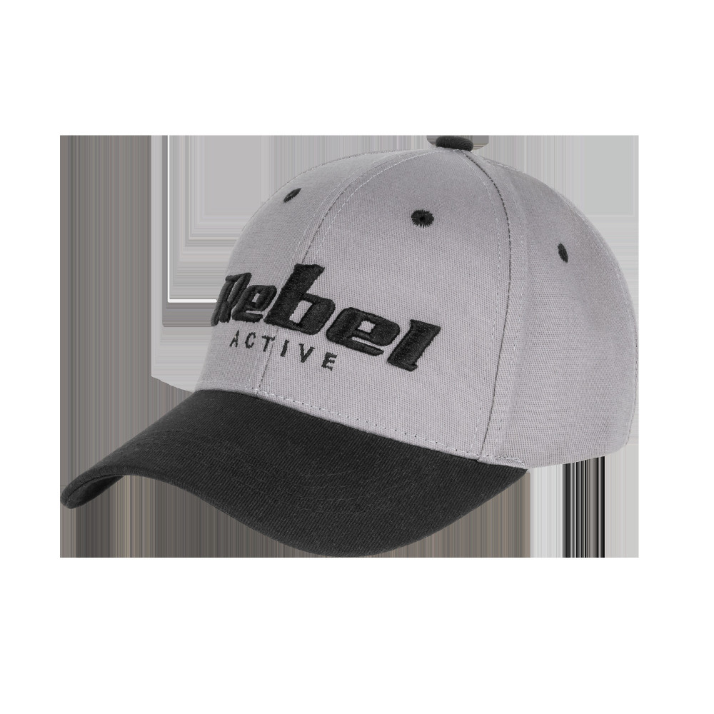 En keps med skärm från Rebel Active, ljusgrå färg, storlek S. En keps med skärm från Rebel Active, ljusgrå färg, storlek S.