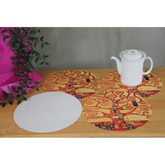 Set med fyra runda bordsunderlägg - ARTDECO | HandlaSmidigt.se