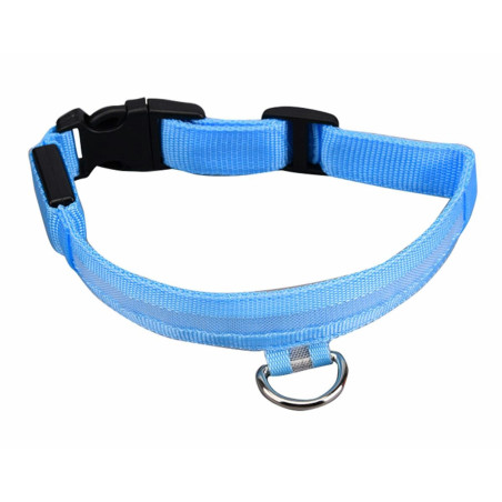 AG232A Lysande LED-halsband 32-37cm blå