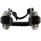 AG234 Rullskridskor med lysande hjul för skor svart