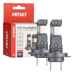 Bilens LED-lampor Hybrid-serien H7 H18 6000K Canbus 60W AMIO-04115